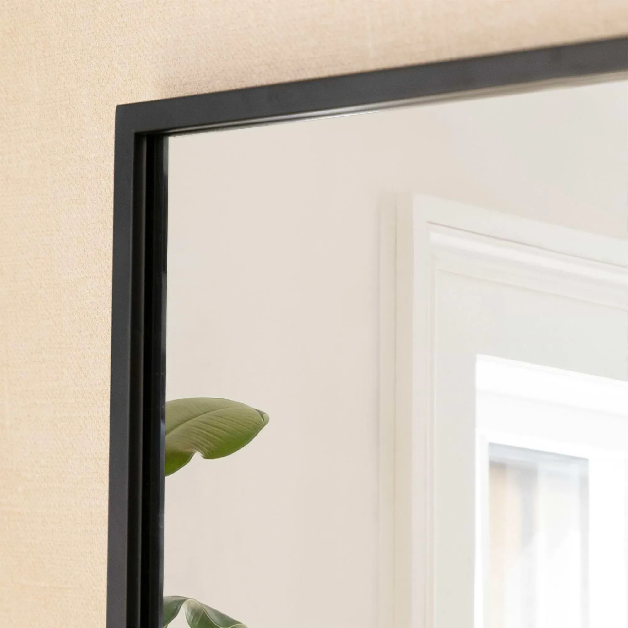 Avening Rectangular Wall Mirror - Black