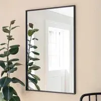 Avening Rectangular Wall Mirror - Black