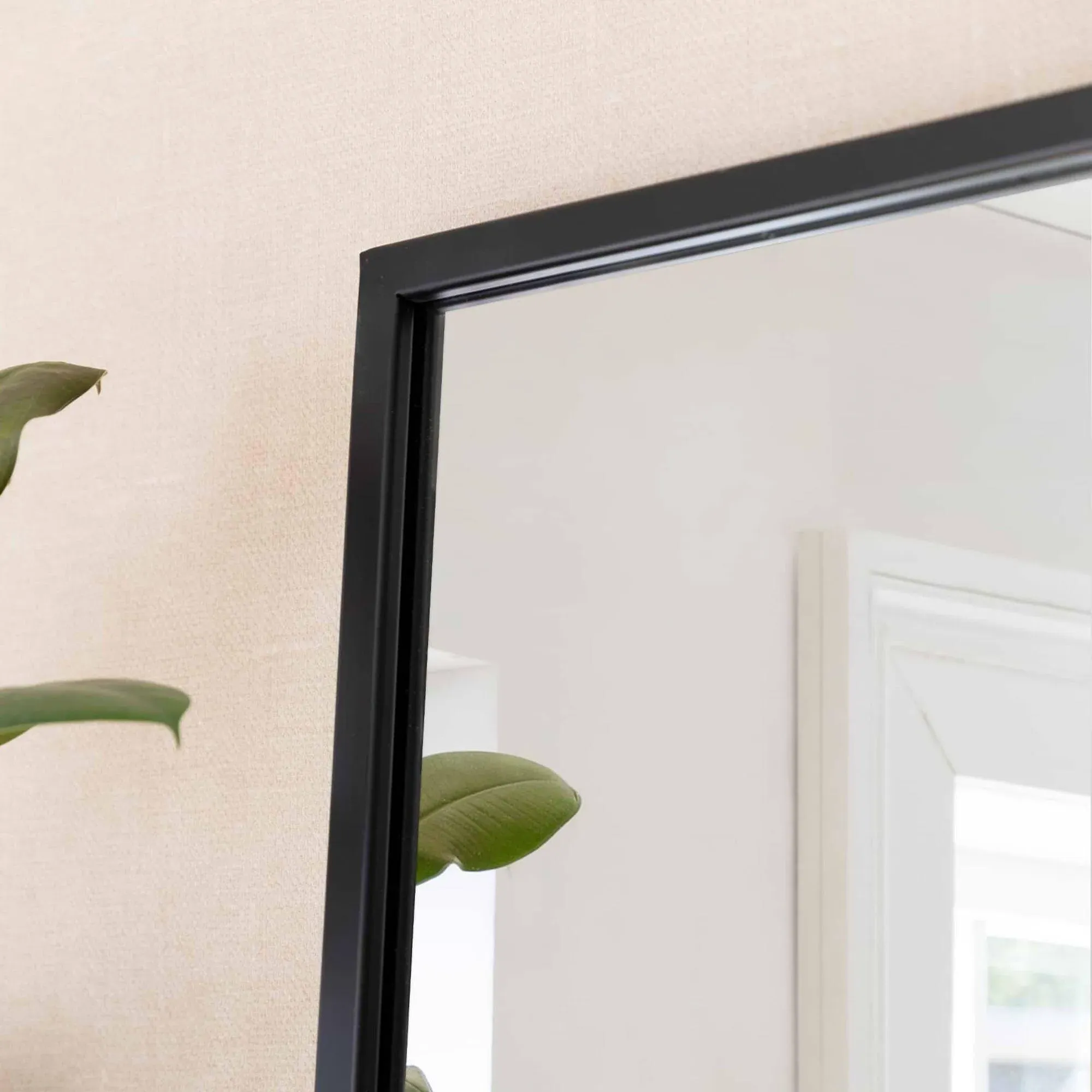 Avening Rectangular Wall Mirror - Black
