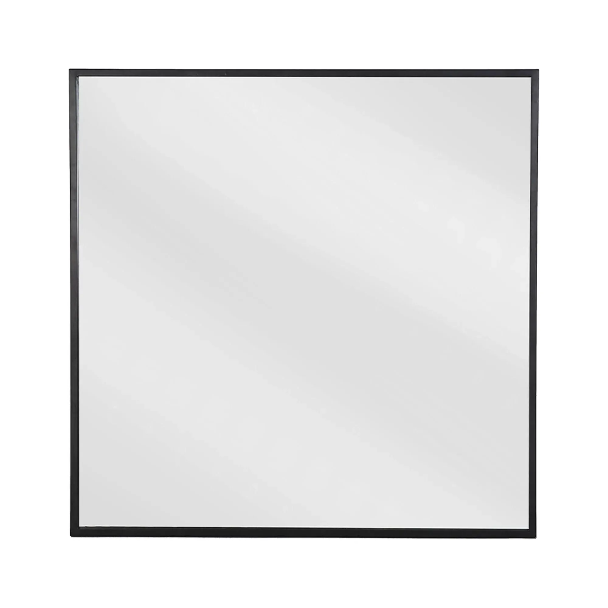 Avening Square Wall Mirror - Black