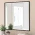 Avening Square Wall Mirror - Black