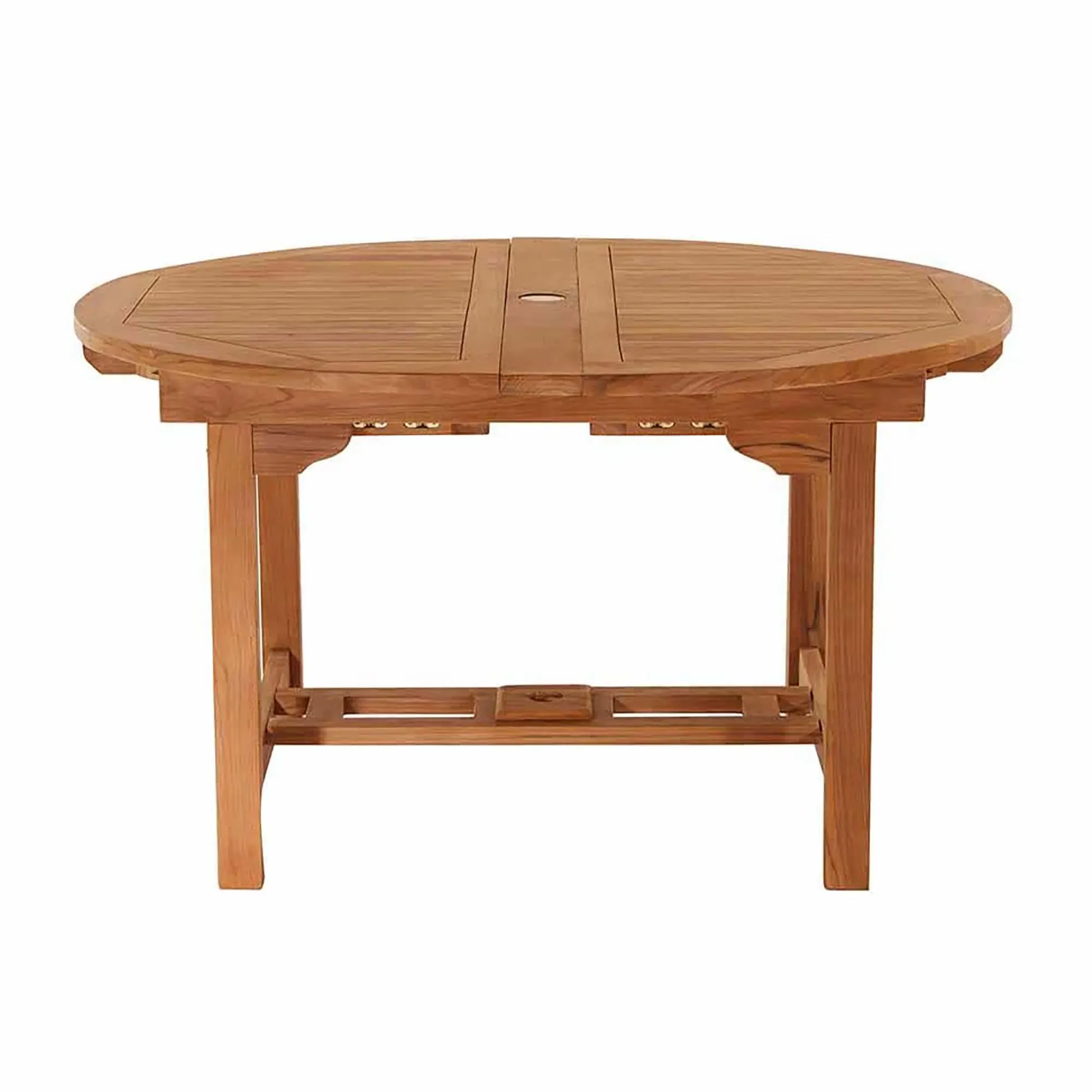 Avon Teak Oval Extending Dining Table - Natural, Teak