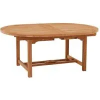 Avon Teak Oval Extending Dining Table - Teak