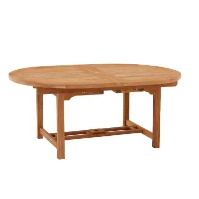 Avon Teak Oval Extending Dining Table - Teak