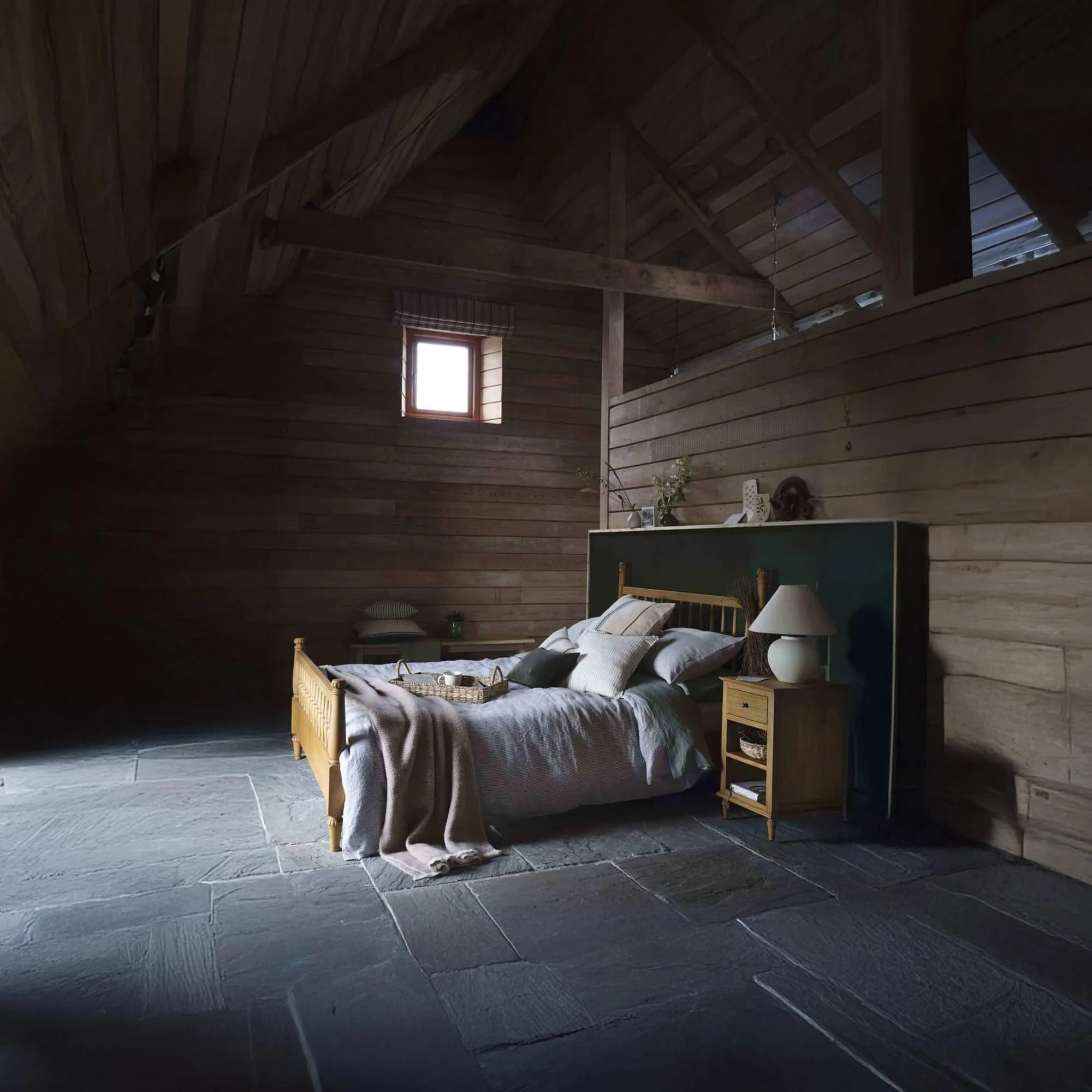 Barton Bedside Table - Natural Wood