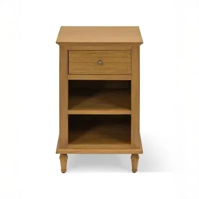 Barton Bedside Table - Natural Wood image
