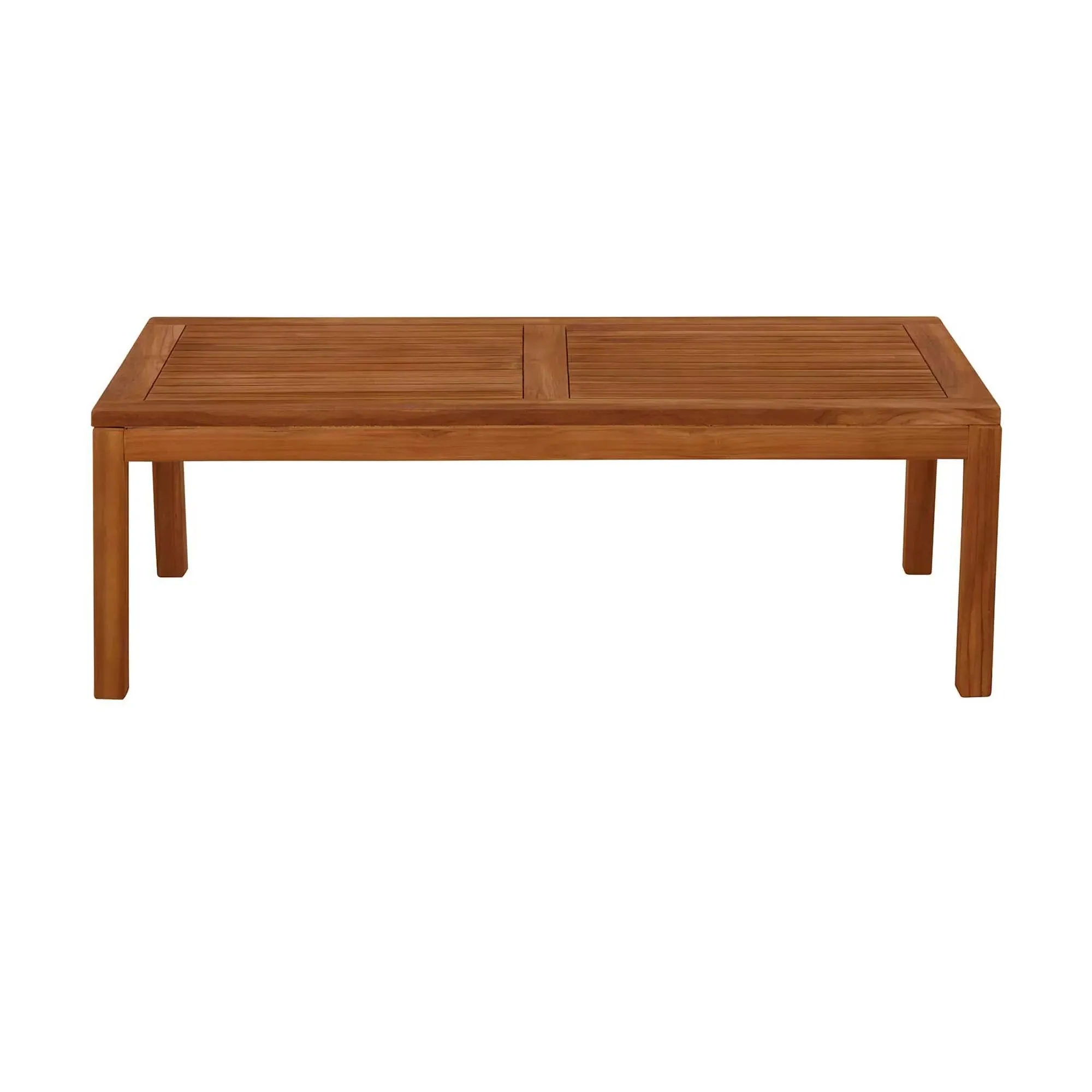 Bibury Large Outdoor Teak Coffee Table - Natural