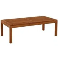 Bibury Large Outdoor Teak Coffee Table - Natural