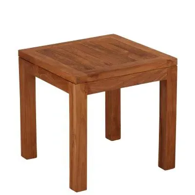 Bibury Square Outdoor Teak Coffee Table - Natural image