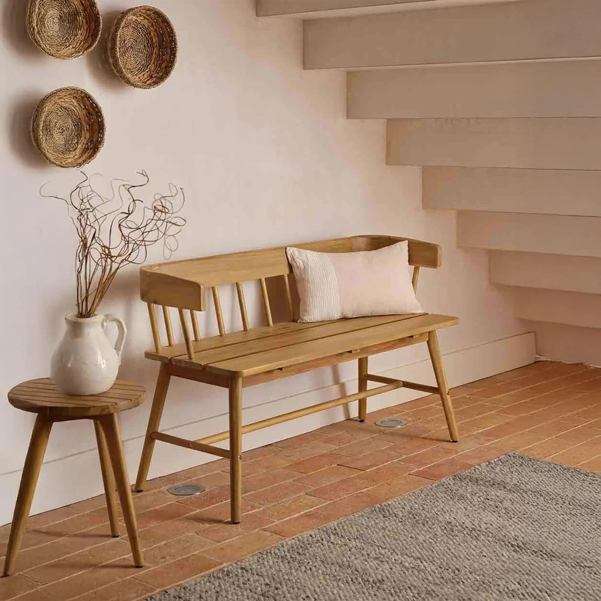 Bramley Outdoor Bench - Natural