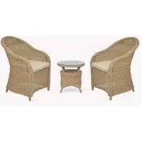 Brayford Outdoor Chair Set - Natural, Rattan