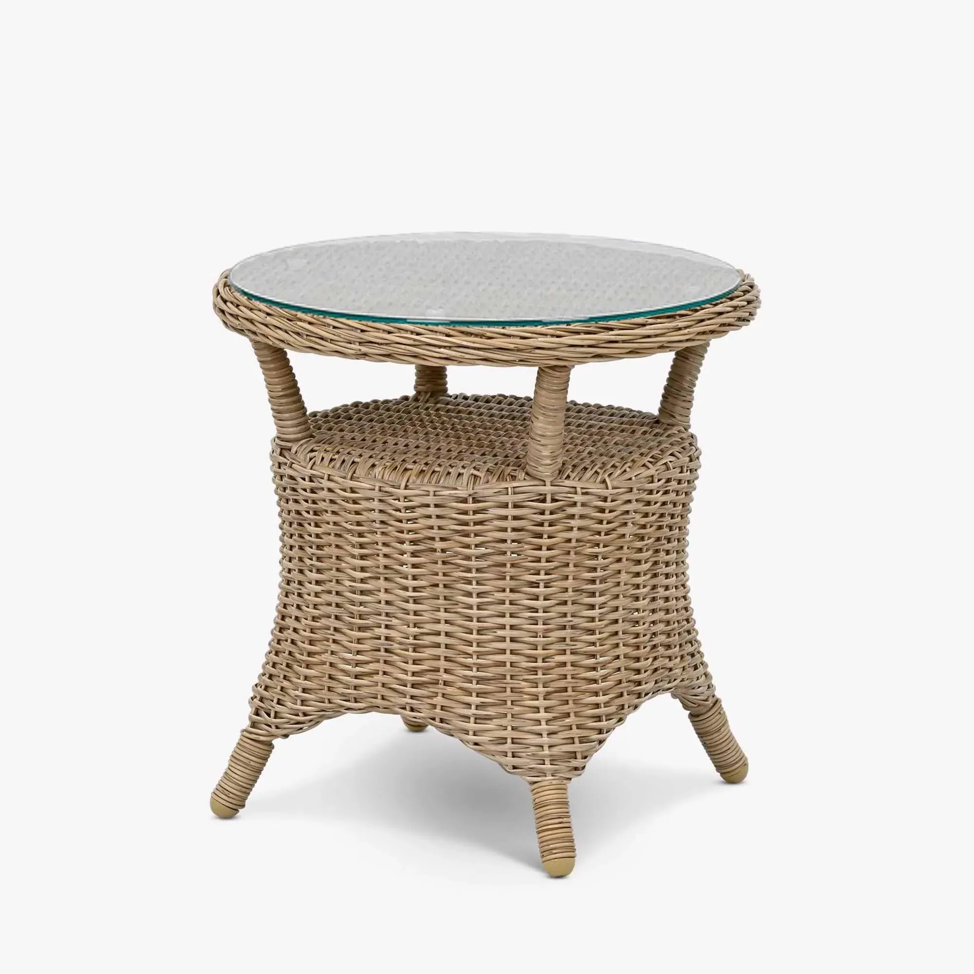 Brayford Outdoor Side Table - Natural, Rattan
