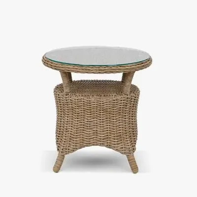Brayford Outdoor Side Table - Natural, Rattan image