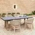 Burcot Large Outdoor Dining Table - Slate Grey