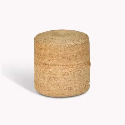 Cerney Round Stool - Natural, Jute image