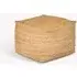 Cerney Square Foot Stool - Natural, Jute