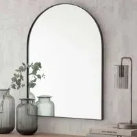 Charlcombe Arched Mirror - Black