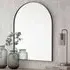 Charlcombe Arched Mirror - Black