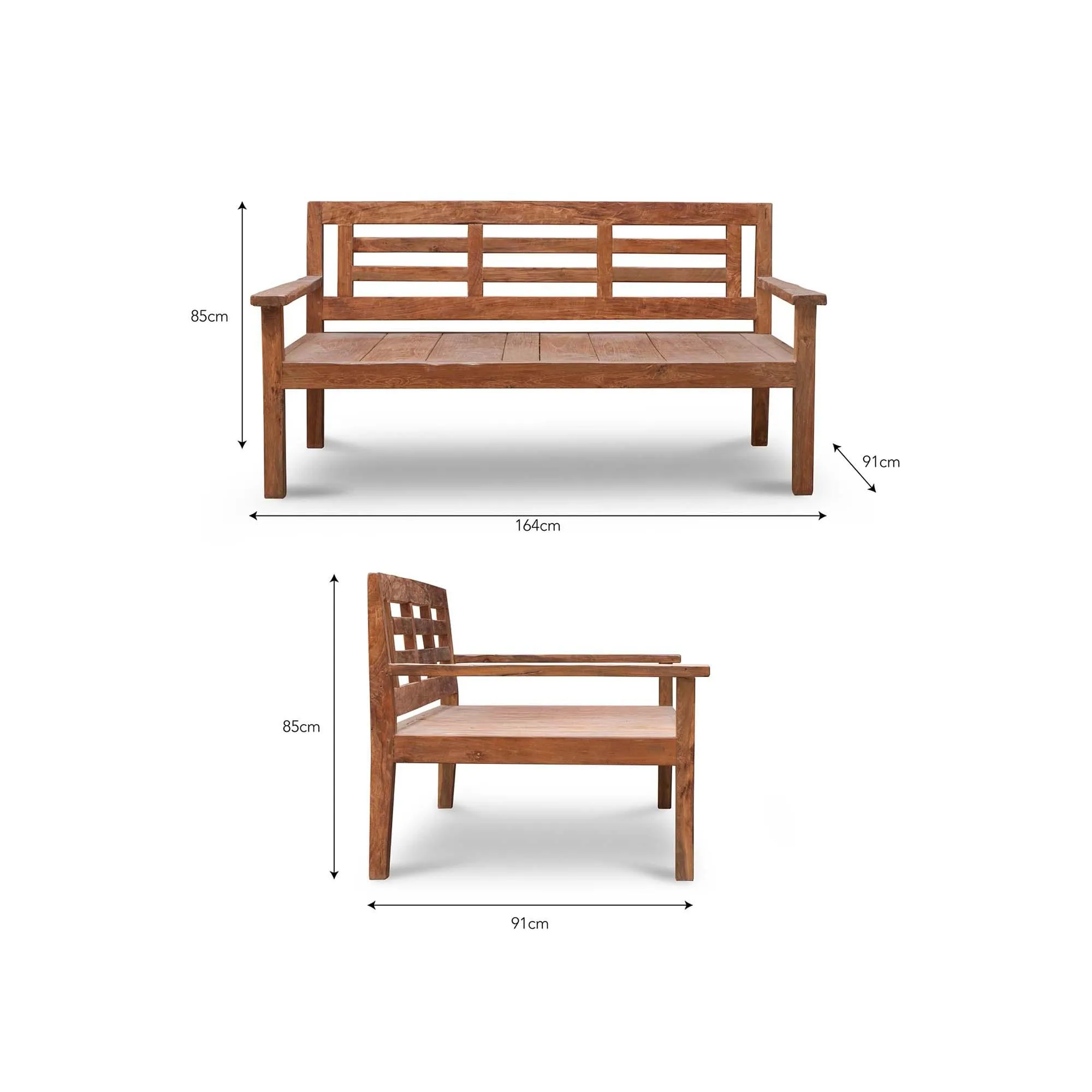 Chastleton Large Outdoor Bench