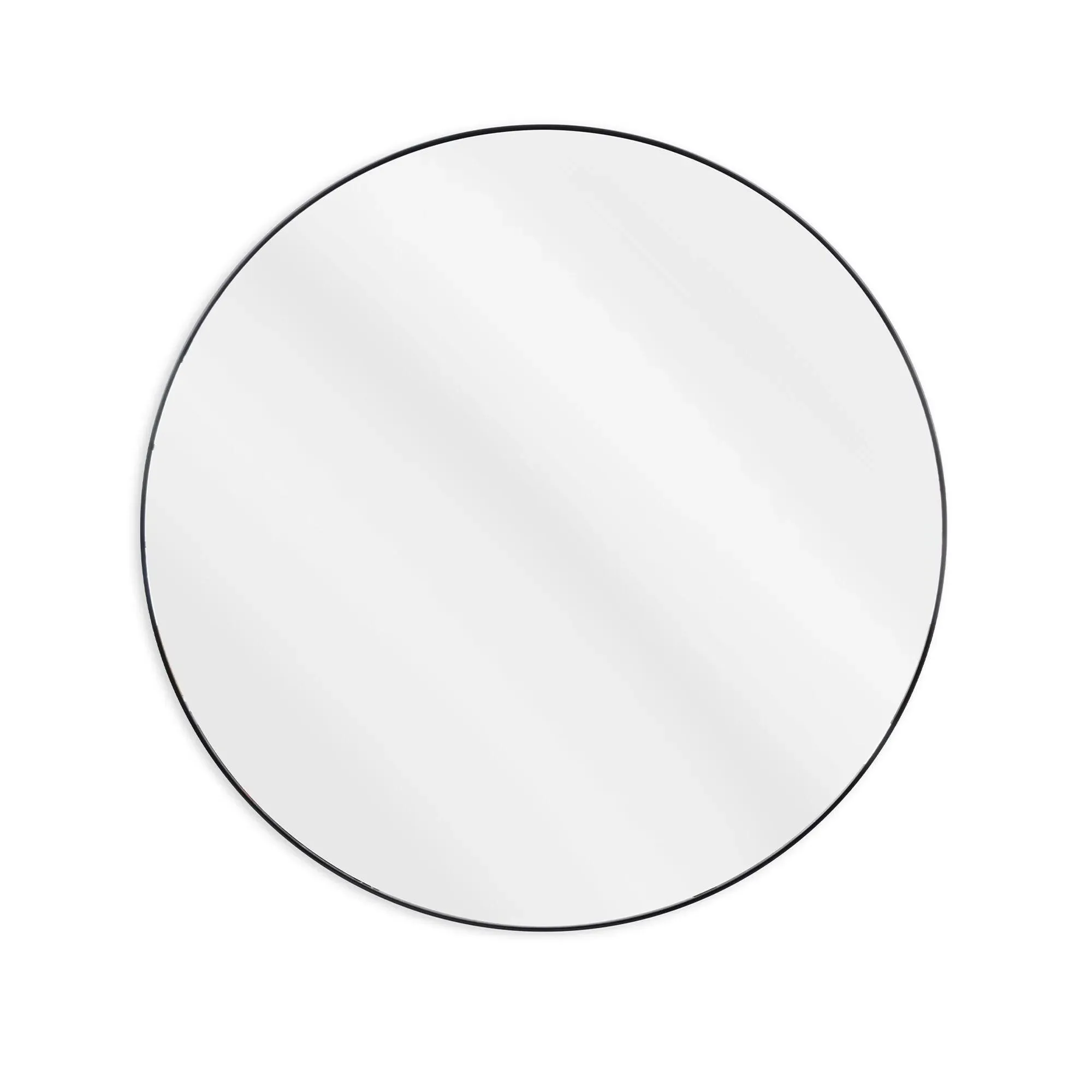 Cherington Round Wall Mirror 100cm - Black
