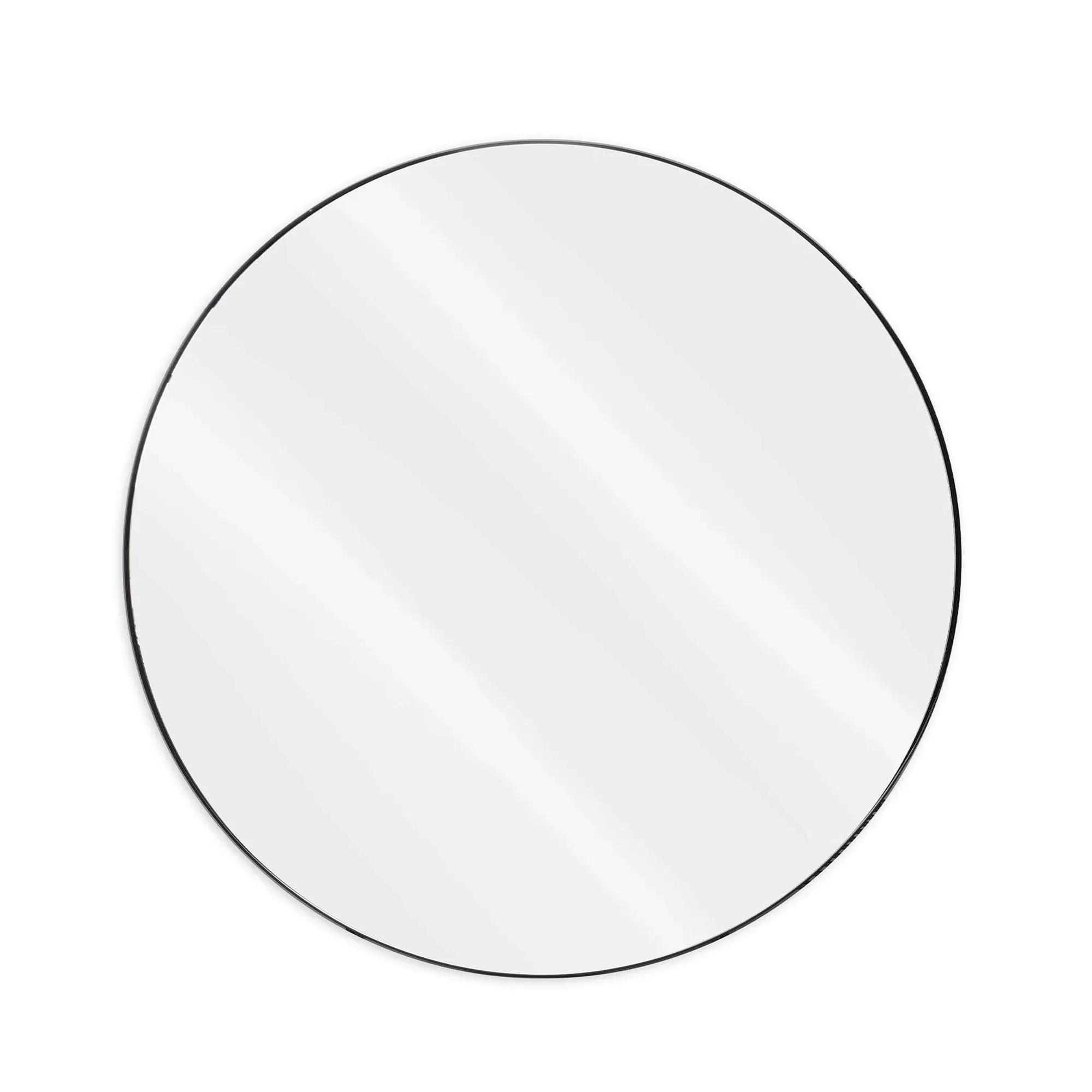 Cherington Round Wall Mirror 80cm - Black