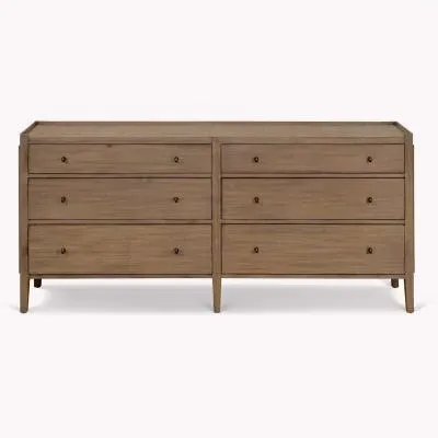Chesterton Double Chest of Drawers - Natural, Rattan image