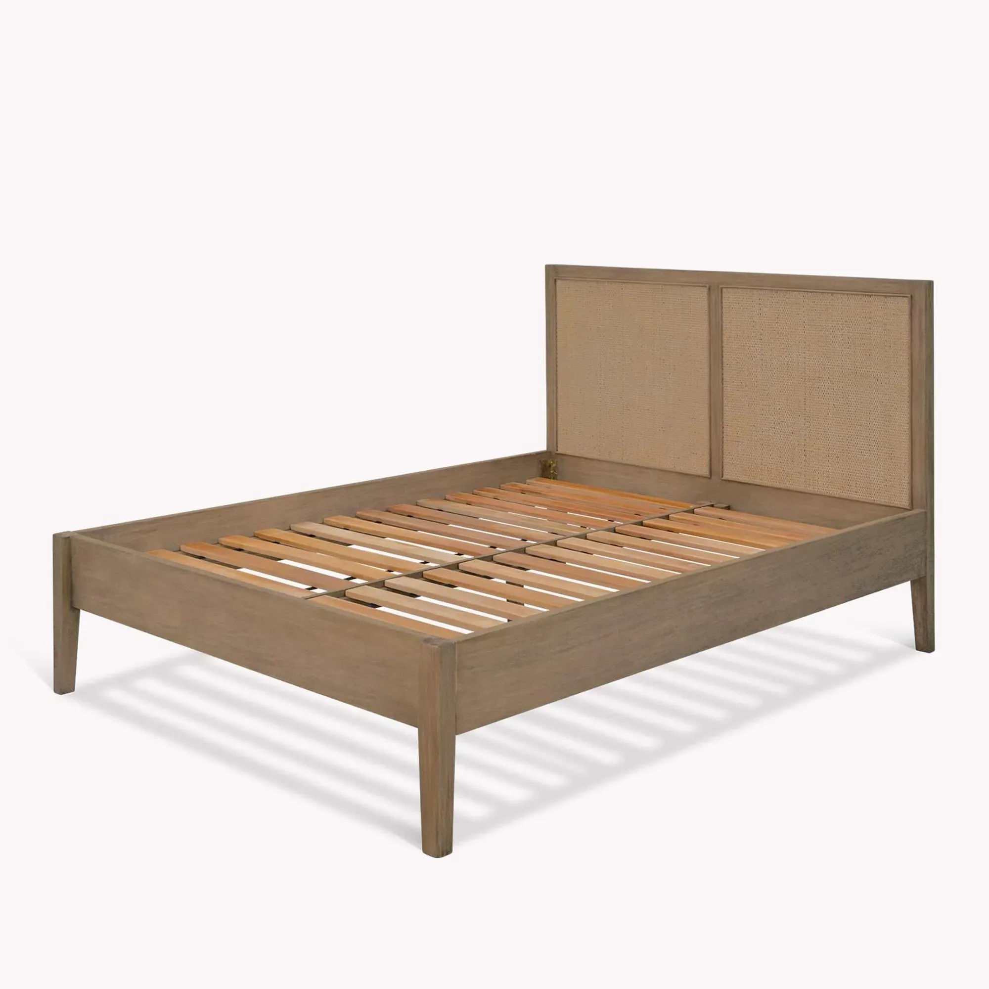 Chesterton King Size Bed Frame - Natural, Rattan