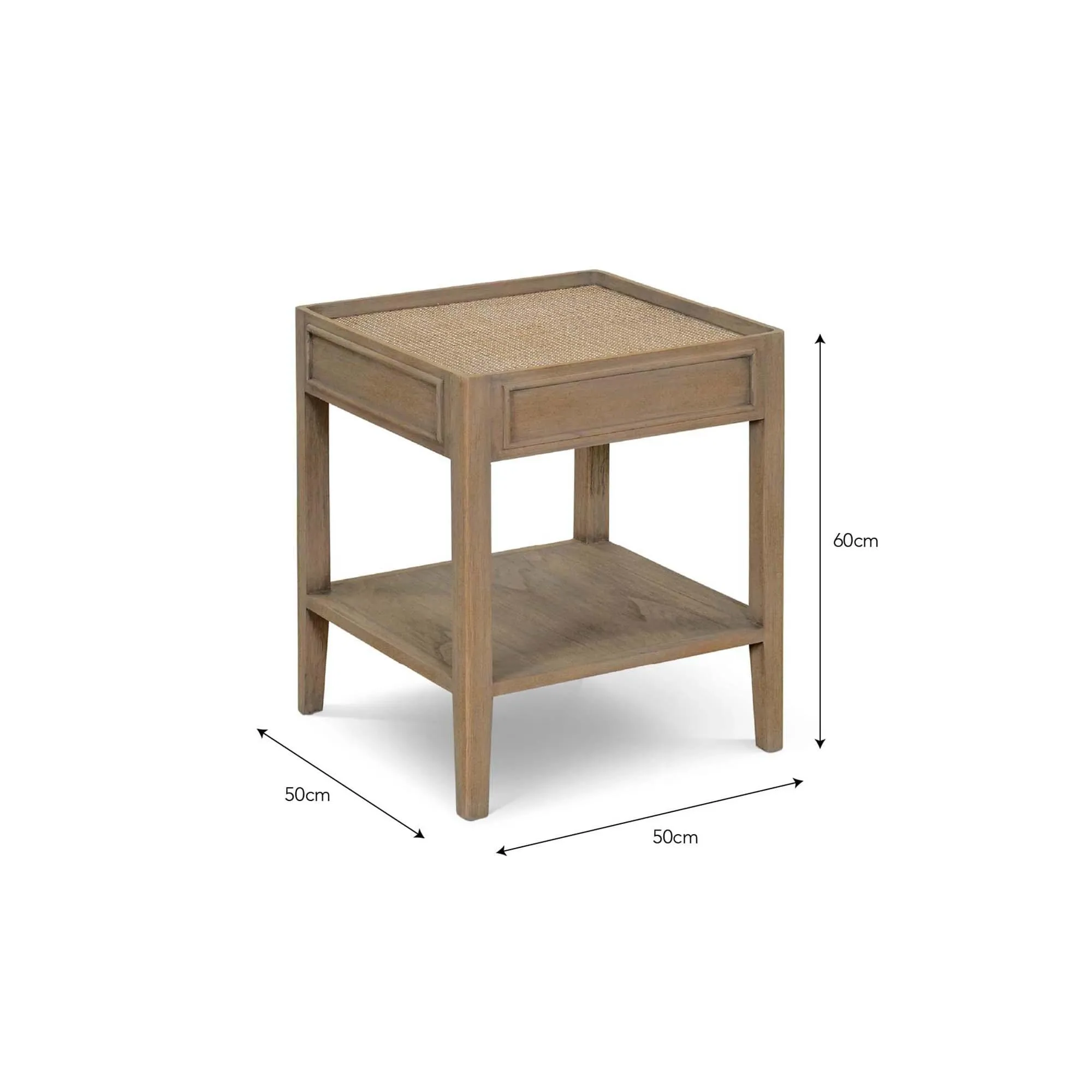Chesterton Side Table - Natural, Rattan