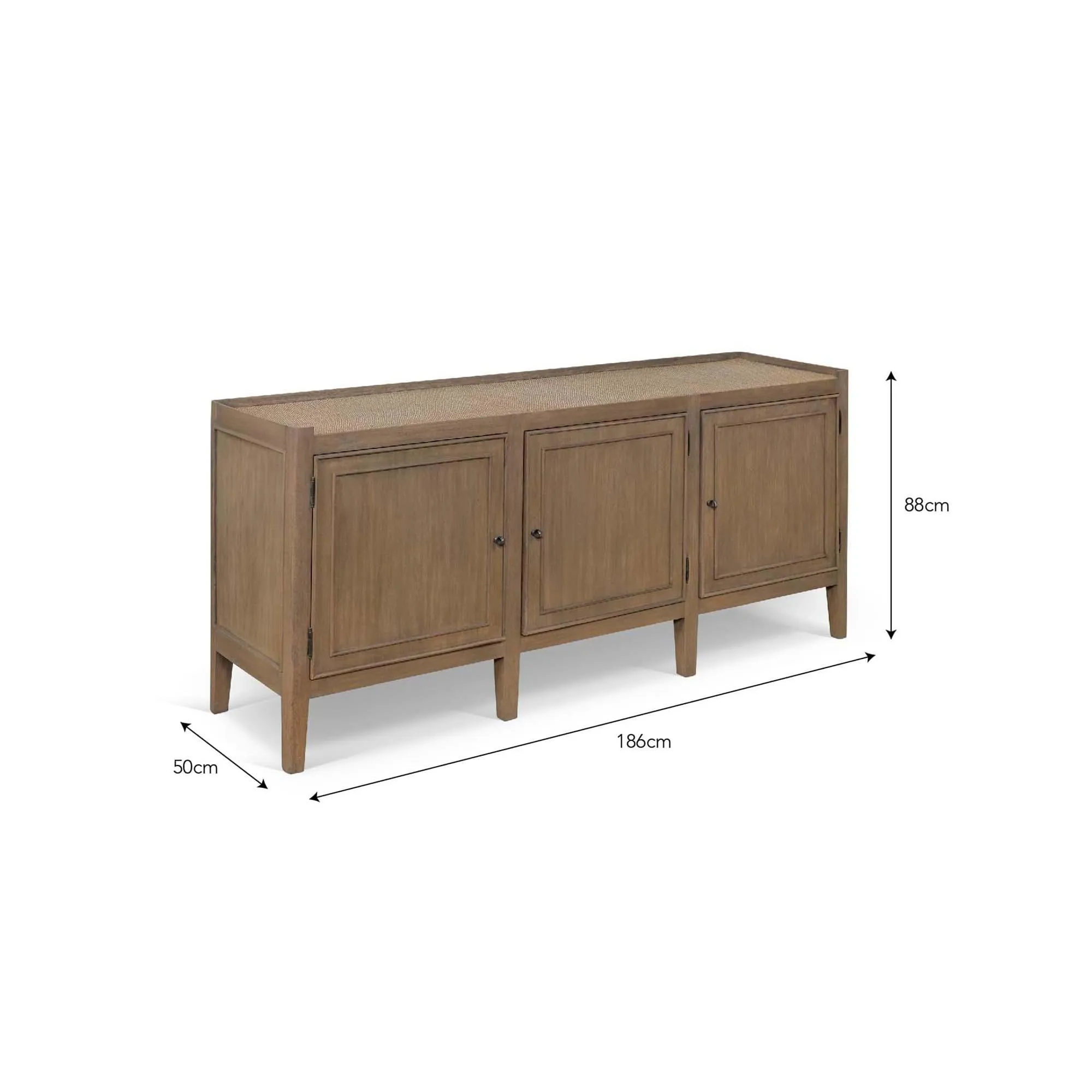Chesterton Sideboard - Natural, Rattan