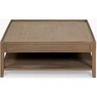 Chesterton Square Coffee Table - Natural, Rattan