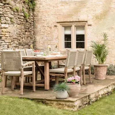 Chilford Large Dining Set - Solid Wood