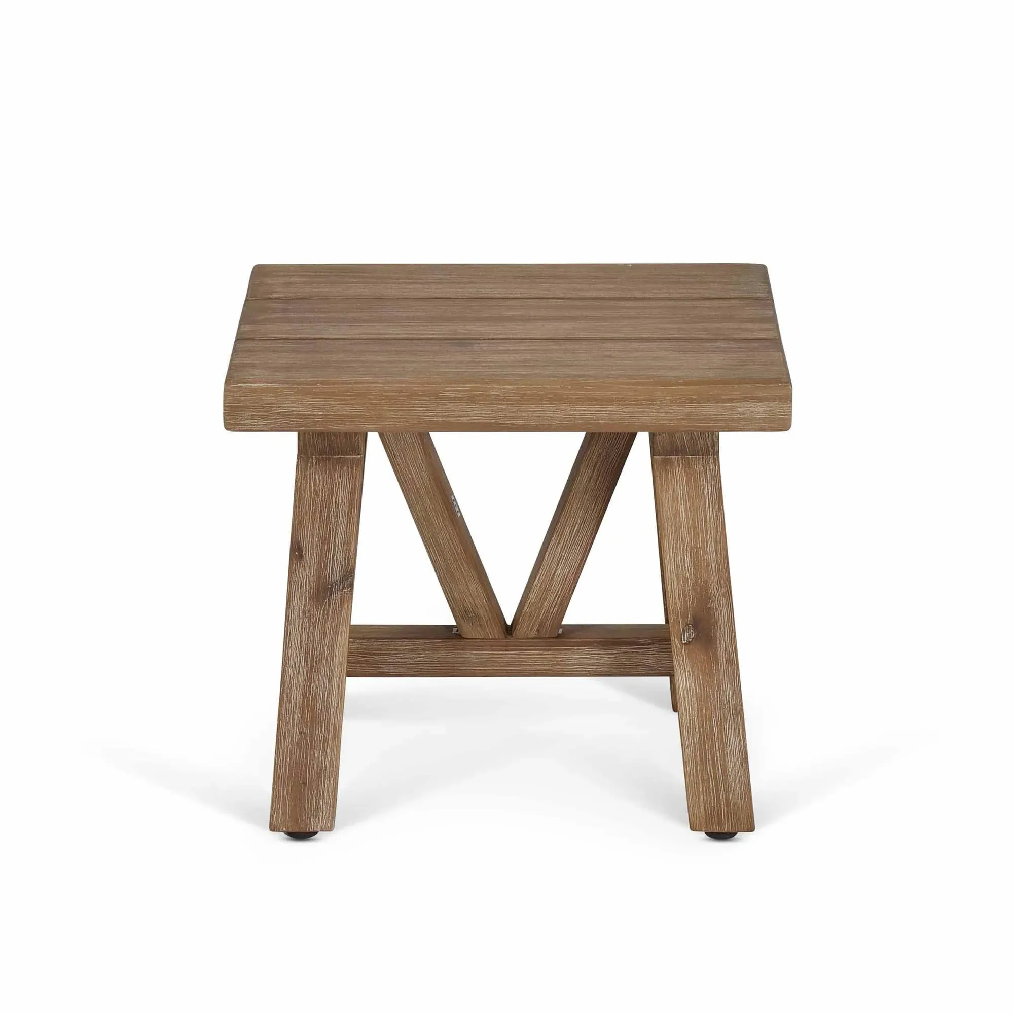 Chilford Outdoor Solid Wood Stool Side Table