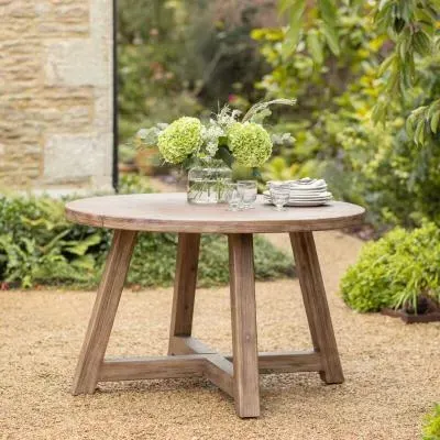 Chilford Round Dining Table - Natural, Solid Wood image
