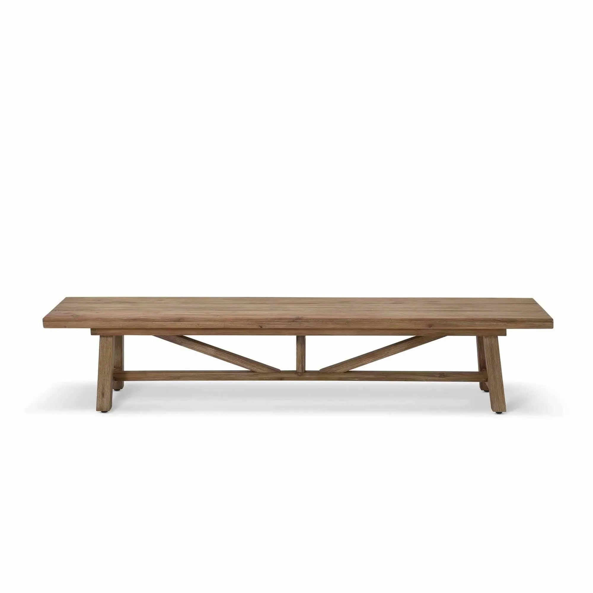 Chilford Small Outdoor Bench - Solid Wood