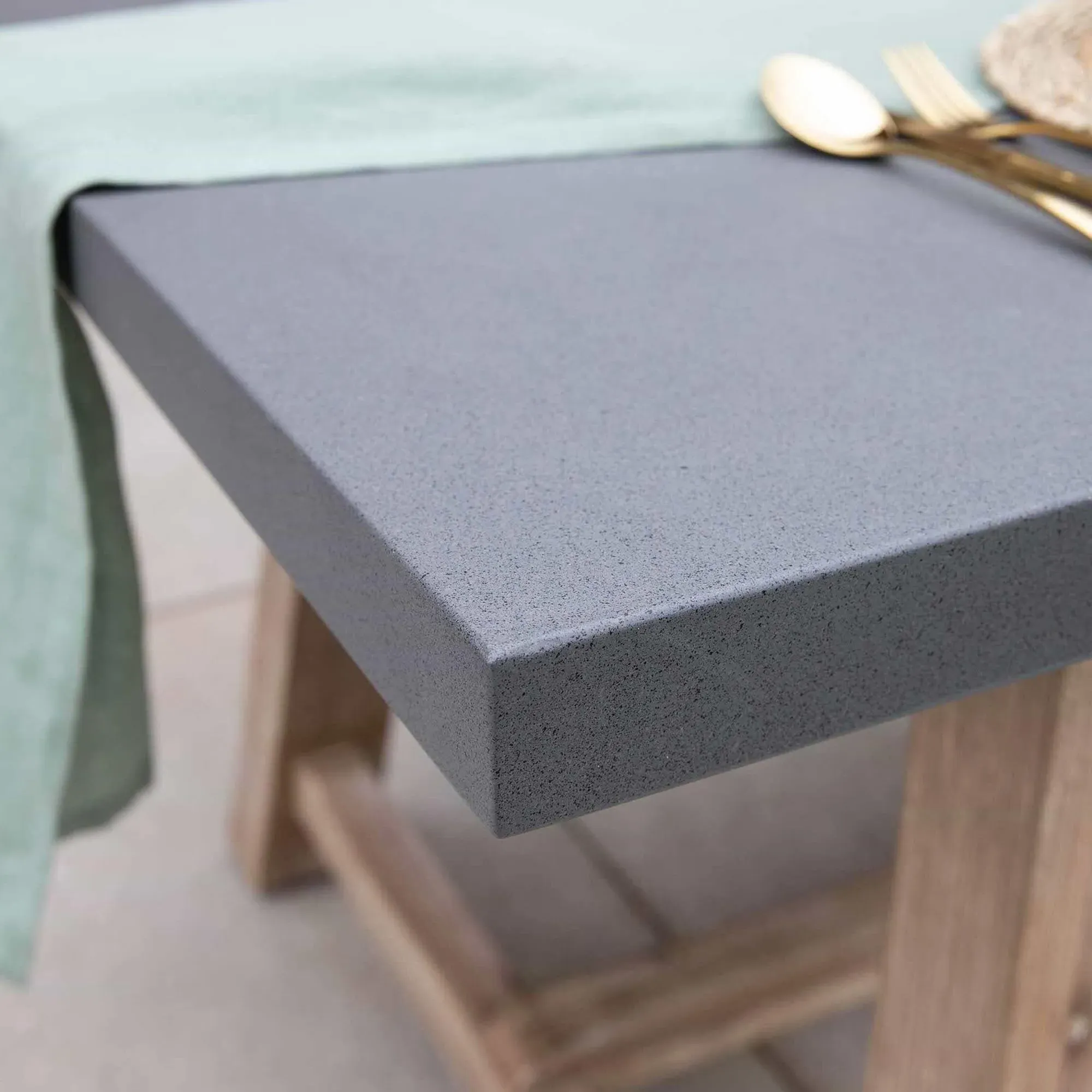 Chilford Small Outdoor Dining Table - Grey, Slate