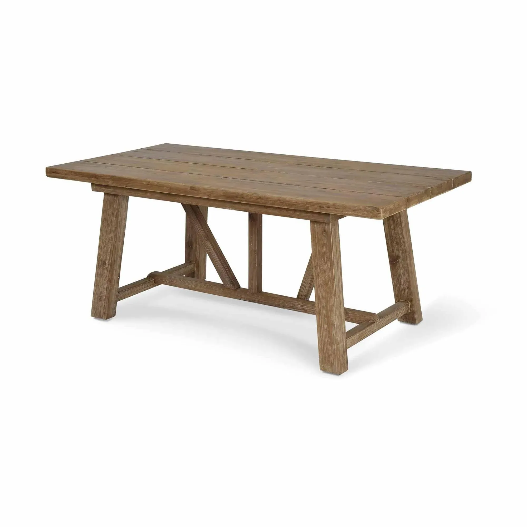 Chilford Small Outdoor Dining Table - Natural, Solid Wood