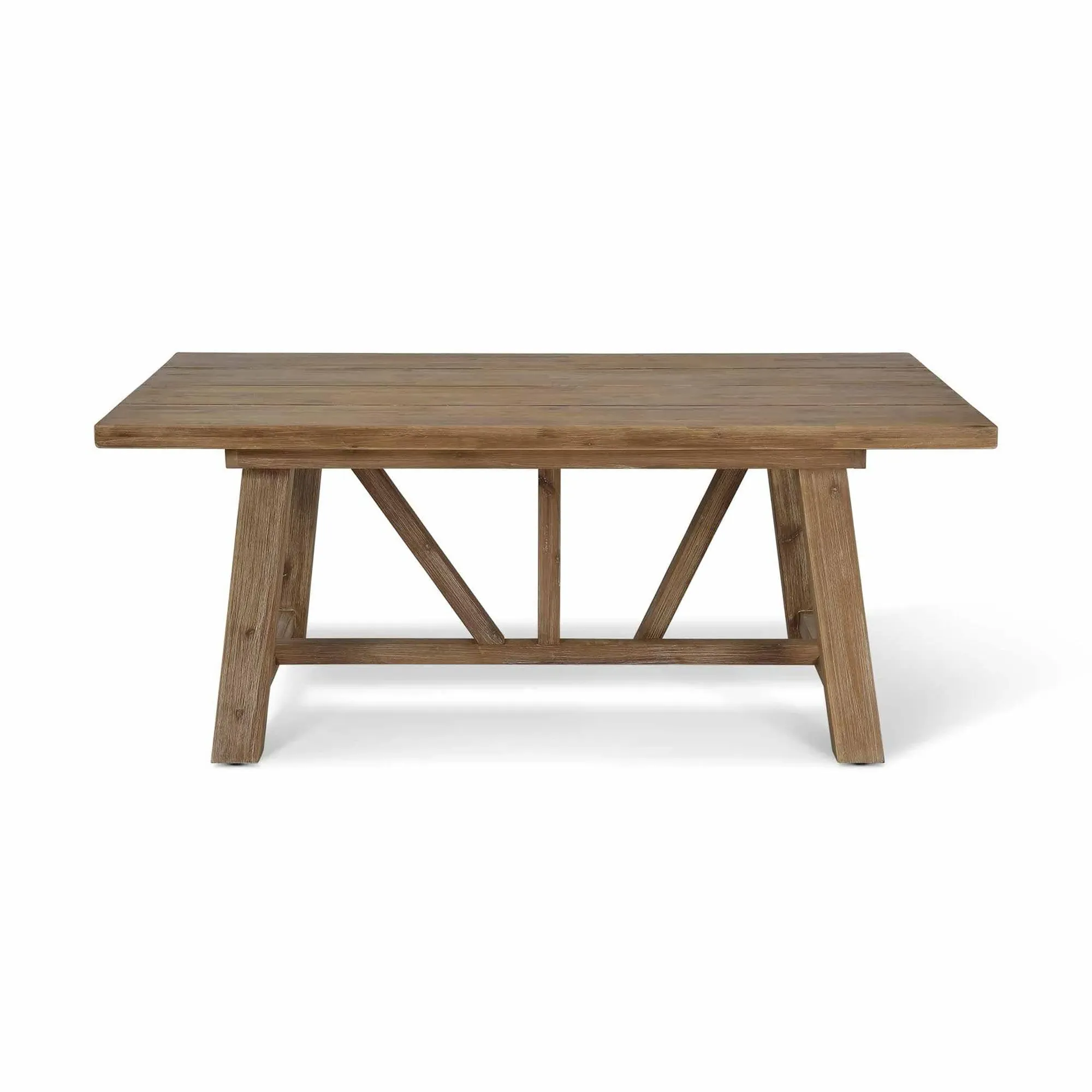 Chilford Small Outdoor Dining Table - Natural, Solid Wood