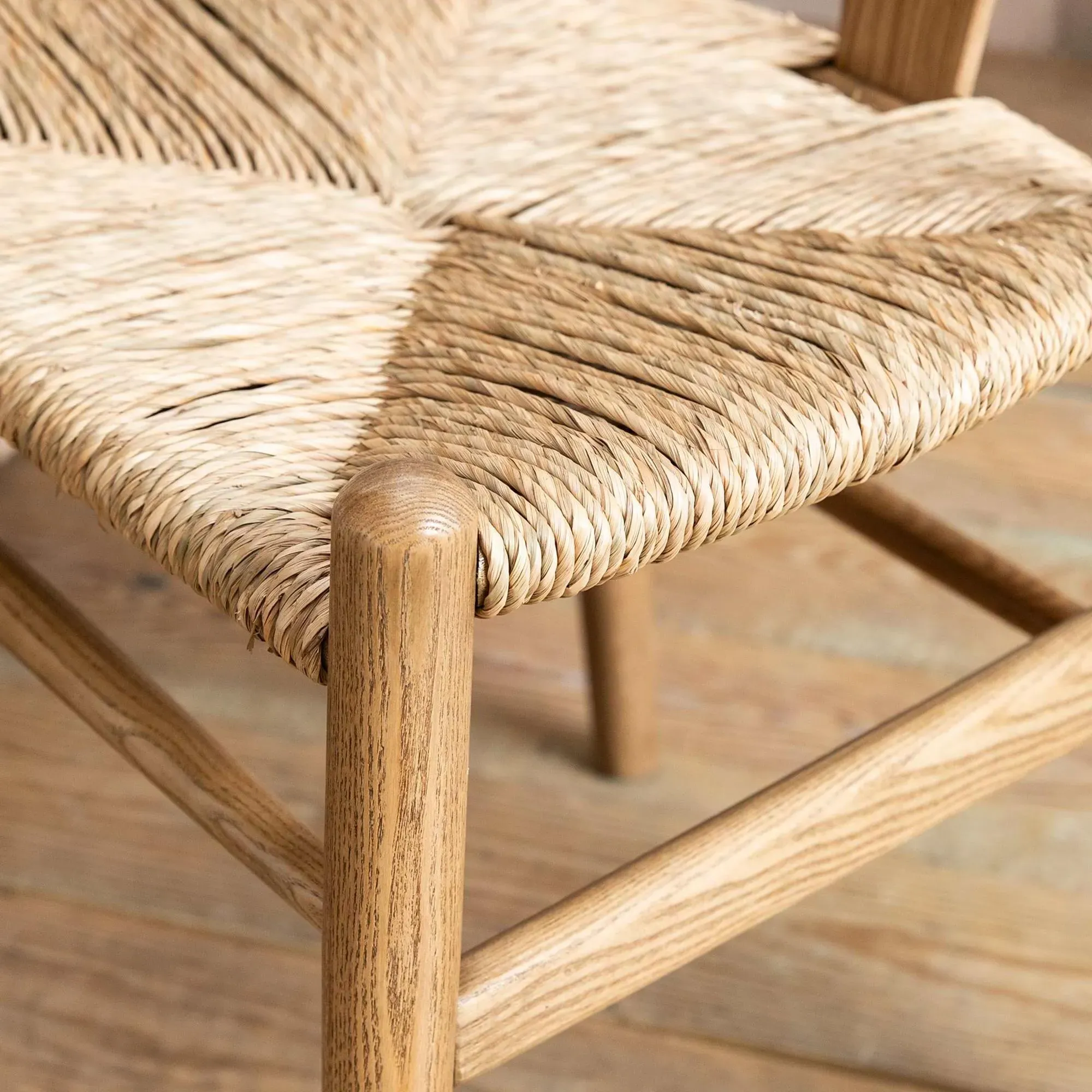 Chilthorne Wishbone Dining Chair Set of 2 - Lime Wash