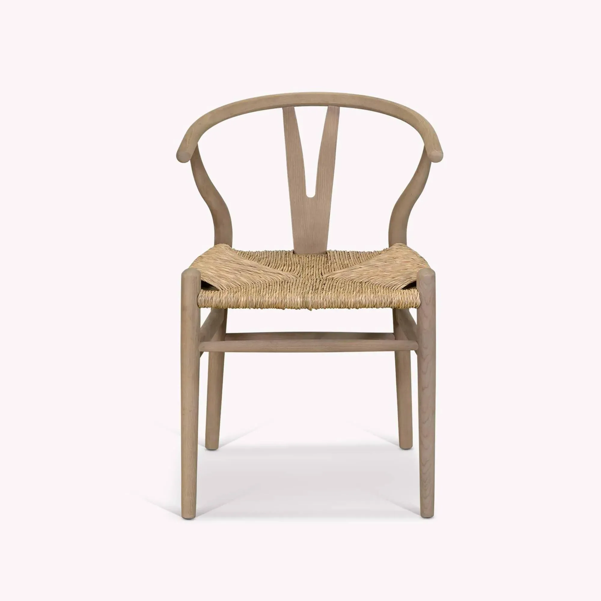 Chilthorne Wishbone Dining Chair Set of 2 - Lime Wash