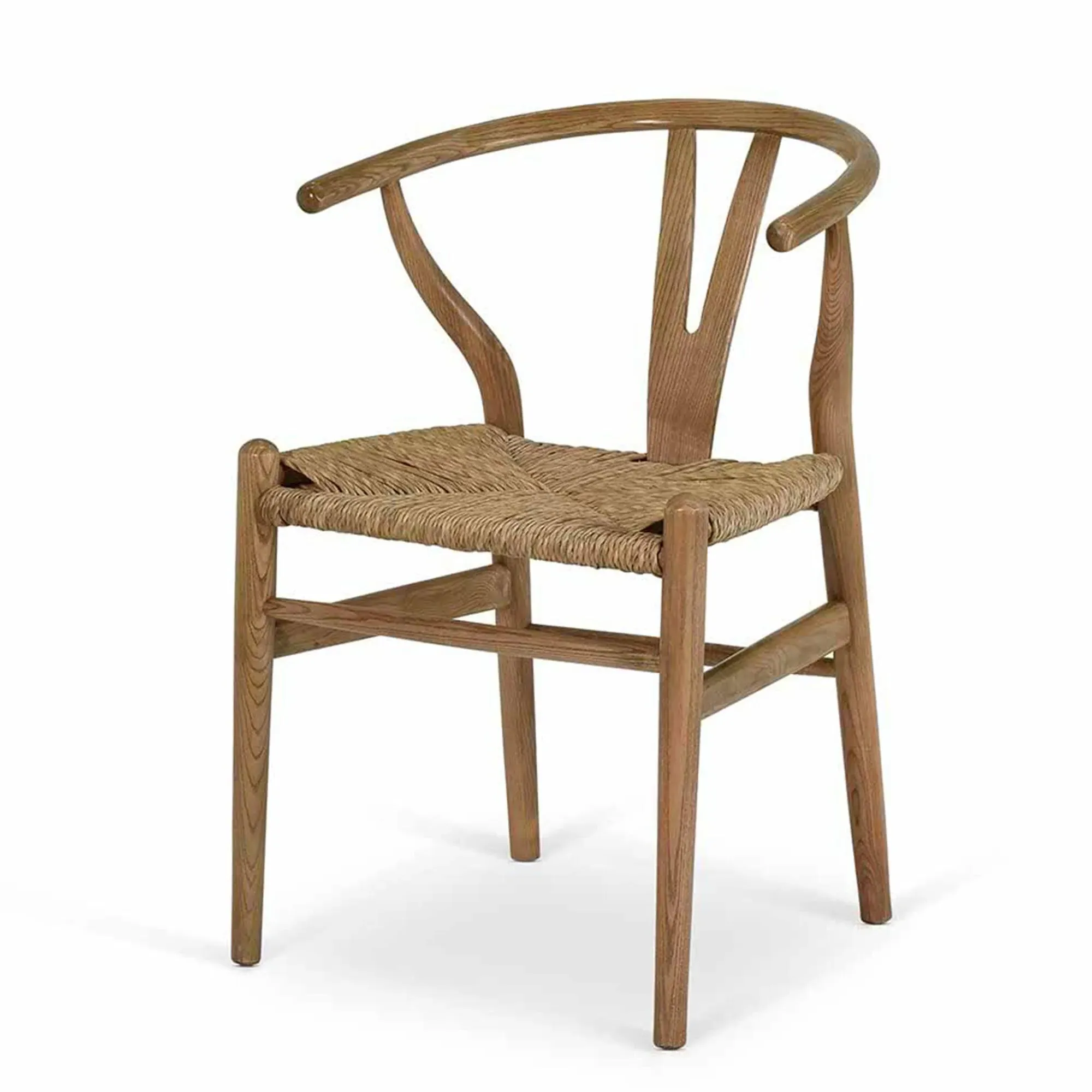 Chilthorne Wishbone Dining Chair Set of 2 - Natural