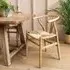 Chilthorne Wishbone Dining Chair Set of 2 - Natural