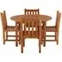 Churn Round Dining Set with Grisdale Side Chairs - Teak