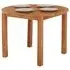 Churn Round Outdoor Table - Natural, Teak