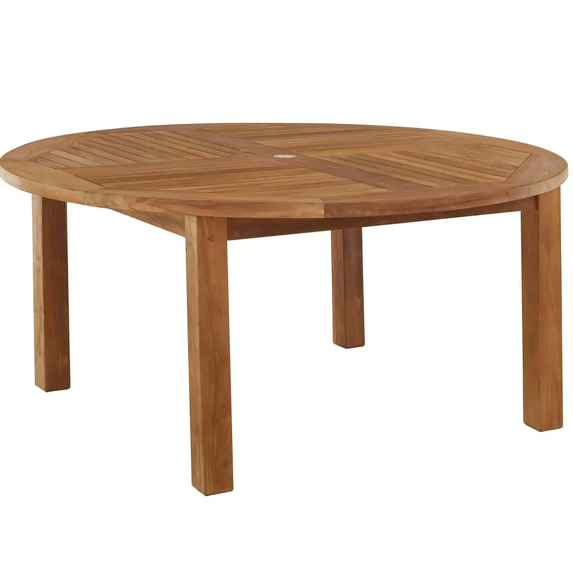 Churn Round Outdoor Table - Natural, Teak