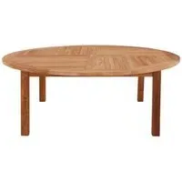 Churn Round Outdoor Table - Teak