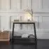 Clockhouse Console Table - Carbon, Oak