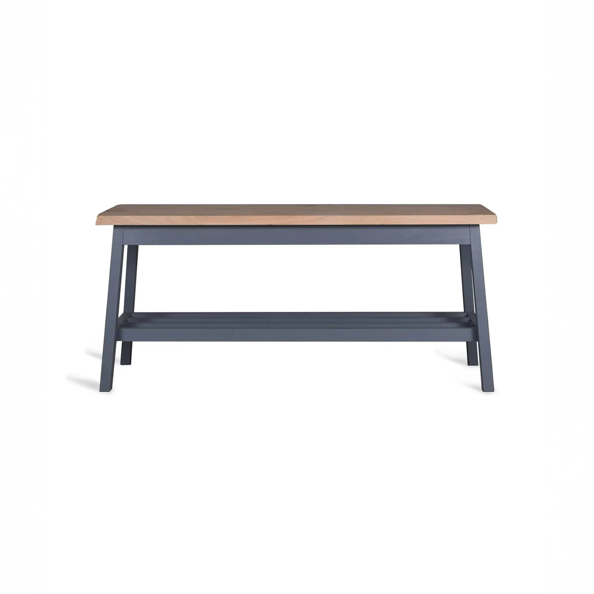 Clockhouse Hallway Bench - Charcoal, Oak