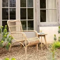Corston Outdoor Lounge Chair - Natural