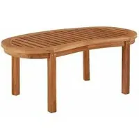 Crummock Outdoor Teak Coffee Table - Natural