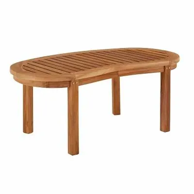 Crummock Outdoor Teak Coffee Table - Natural